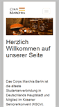 Mobile Screenshot of corps-marchia.de